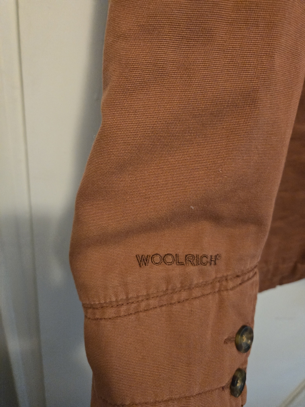 Woolrich Women's Rust-Brown Cotton Utility Jacket Size M - Picture 4 of 6